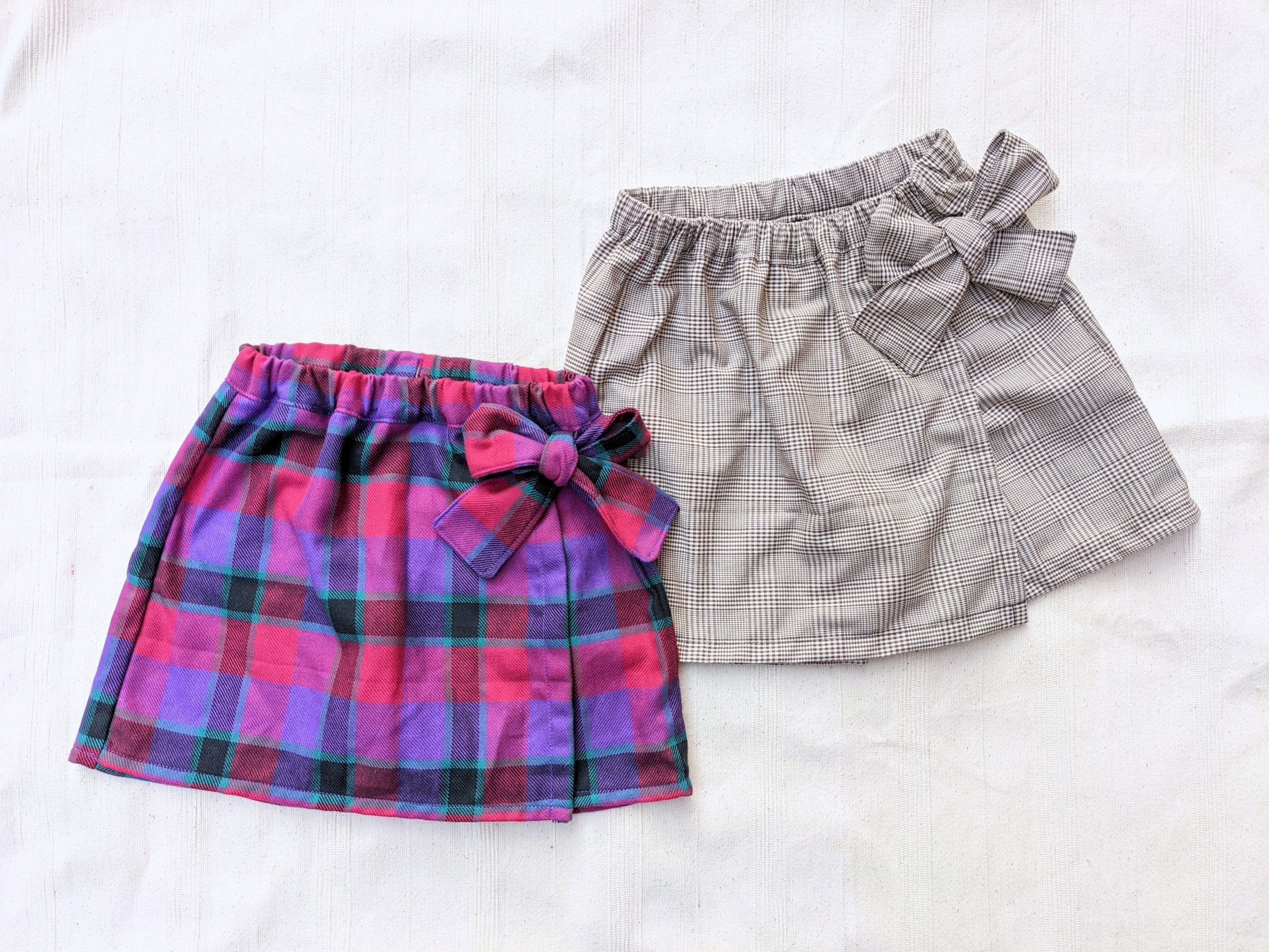 【生地1mで完成】リボン付きラップパンツの作り方|簡単ベビー服