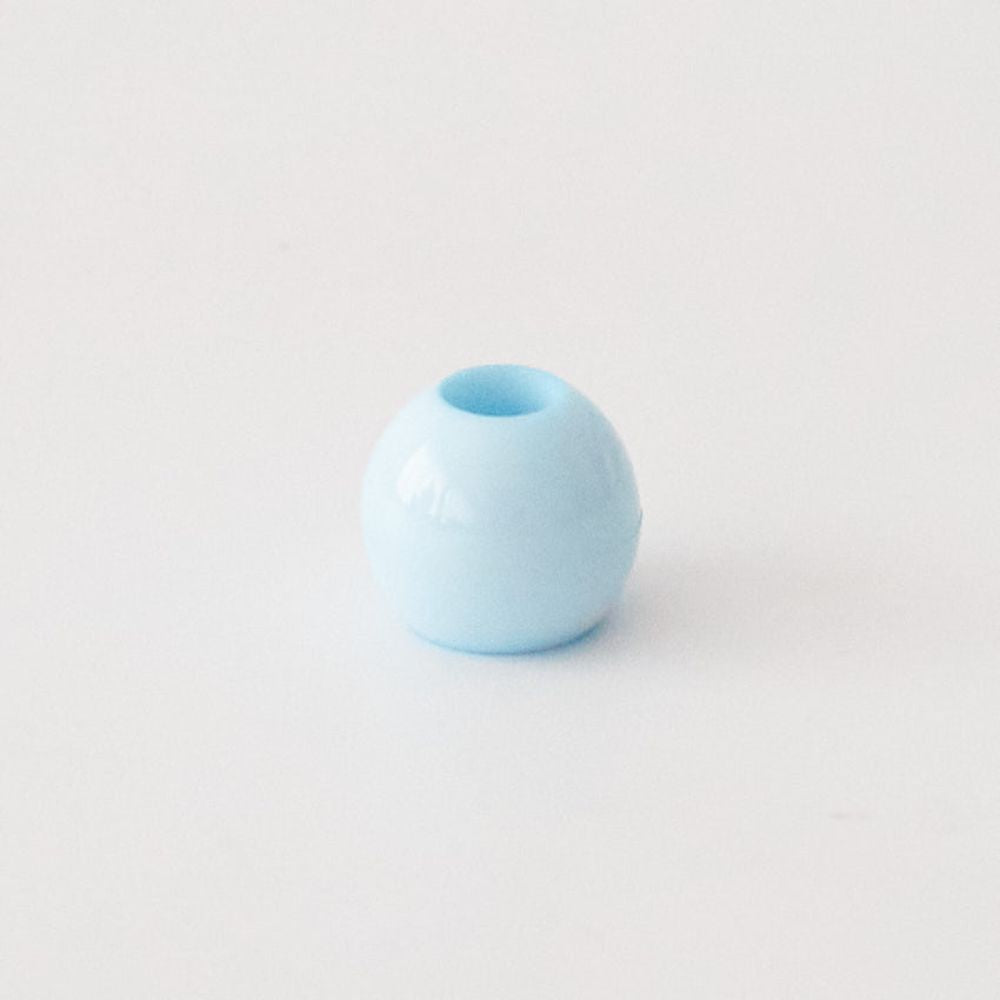オリジナル ループエンド 全43色 6個入3~4mmひも用#色_#124アクアブルー
