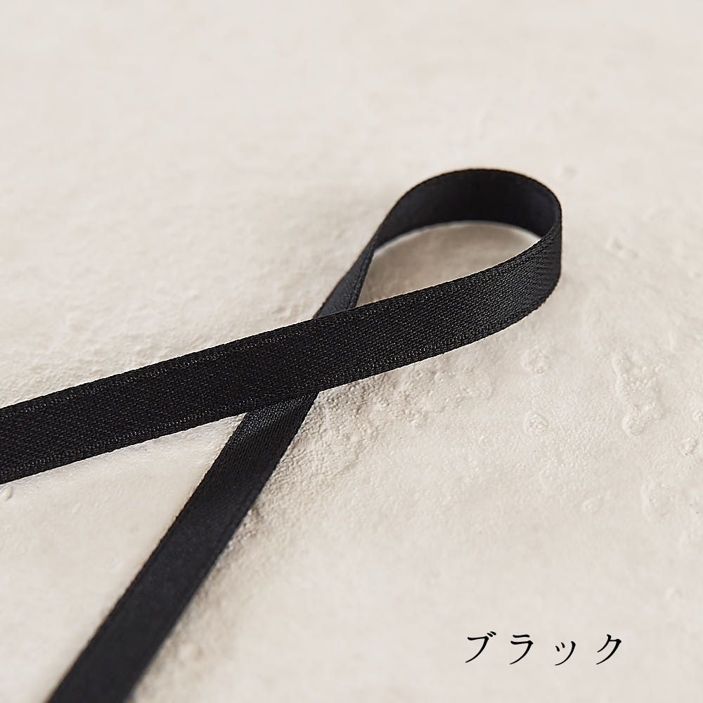 ナチュラル両面サテンリボン 6mm