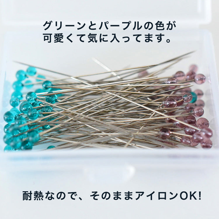 クロバー シルク マチ針 耐熱 細 80本入り 画像3