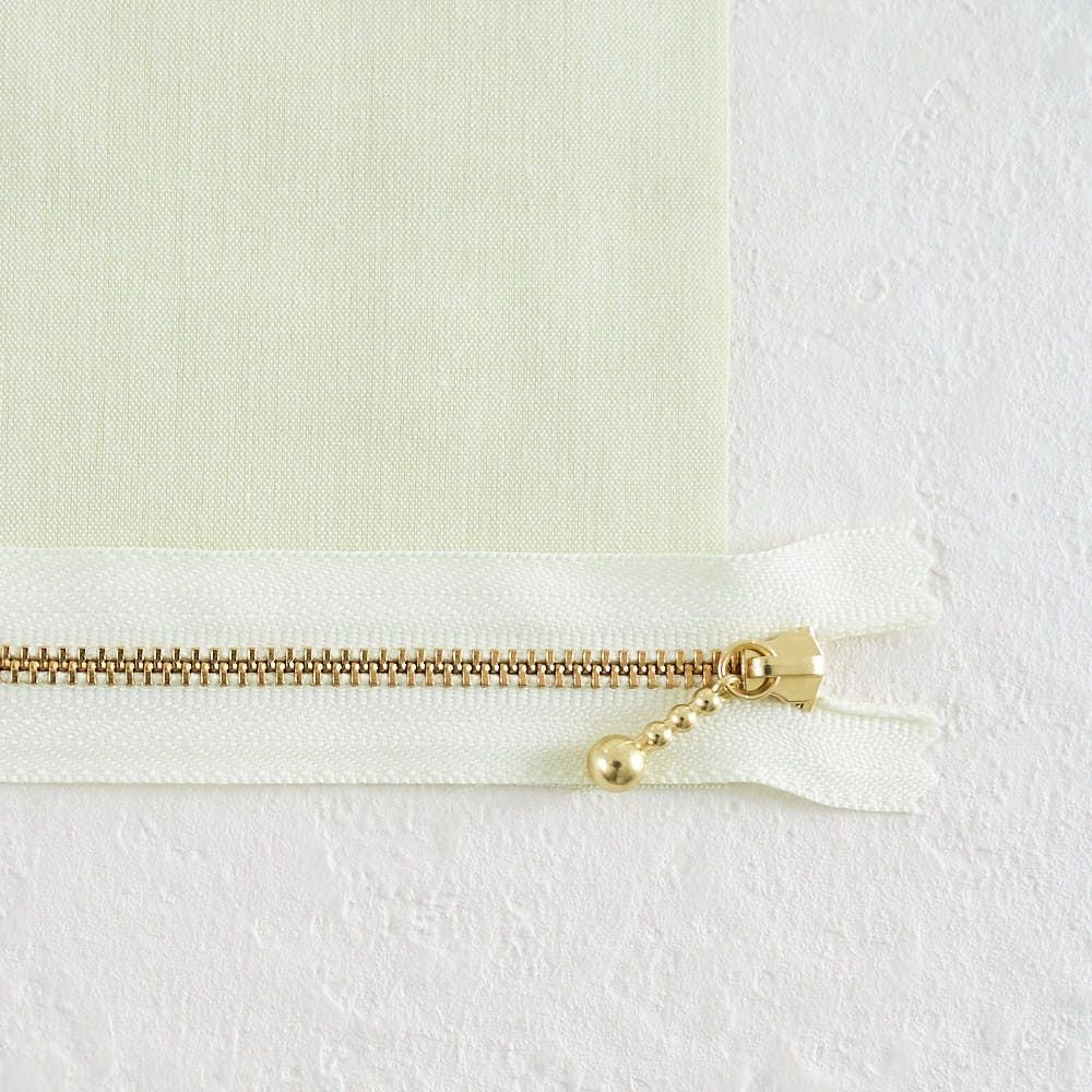 長さが選べる!玉付きファスナー ゴールド 12cm/20cm 全41色#サイズ_12cm