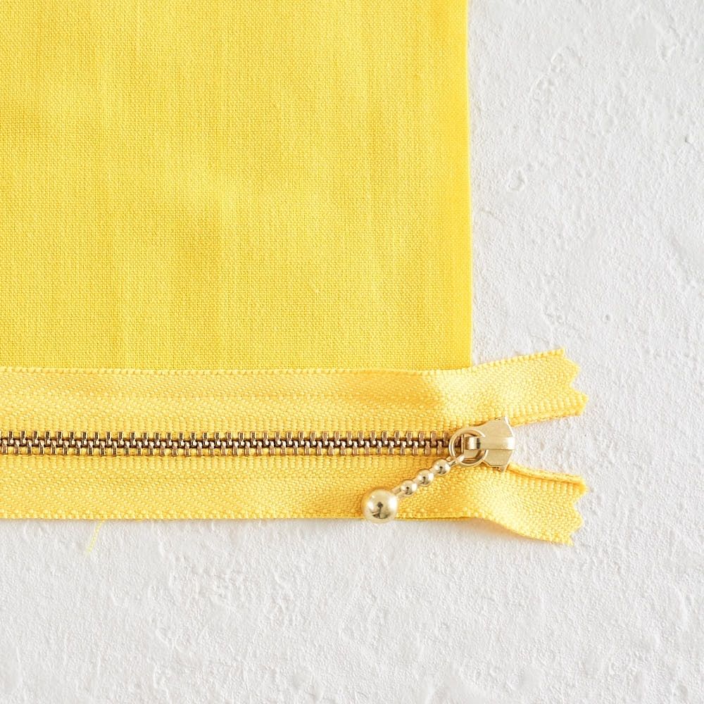長さが選べる!玉付きファスナー ゴールド 12cm/20cm 全41色#サイズ_12cm