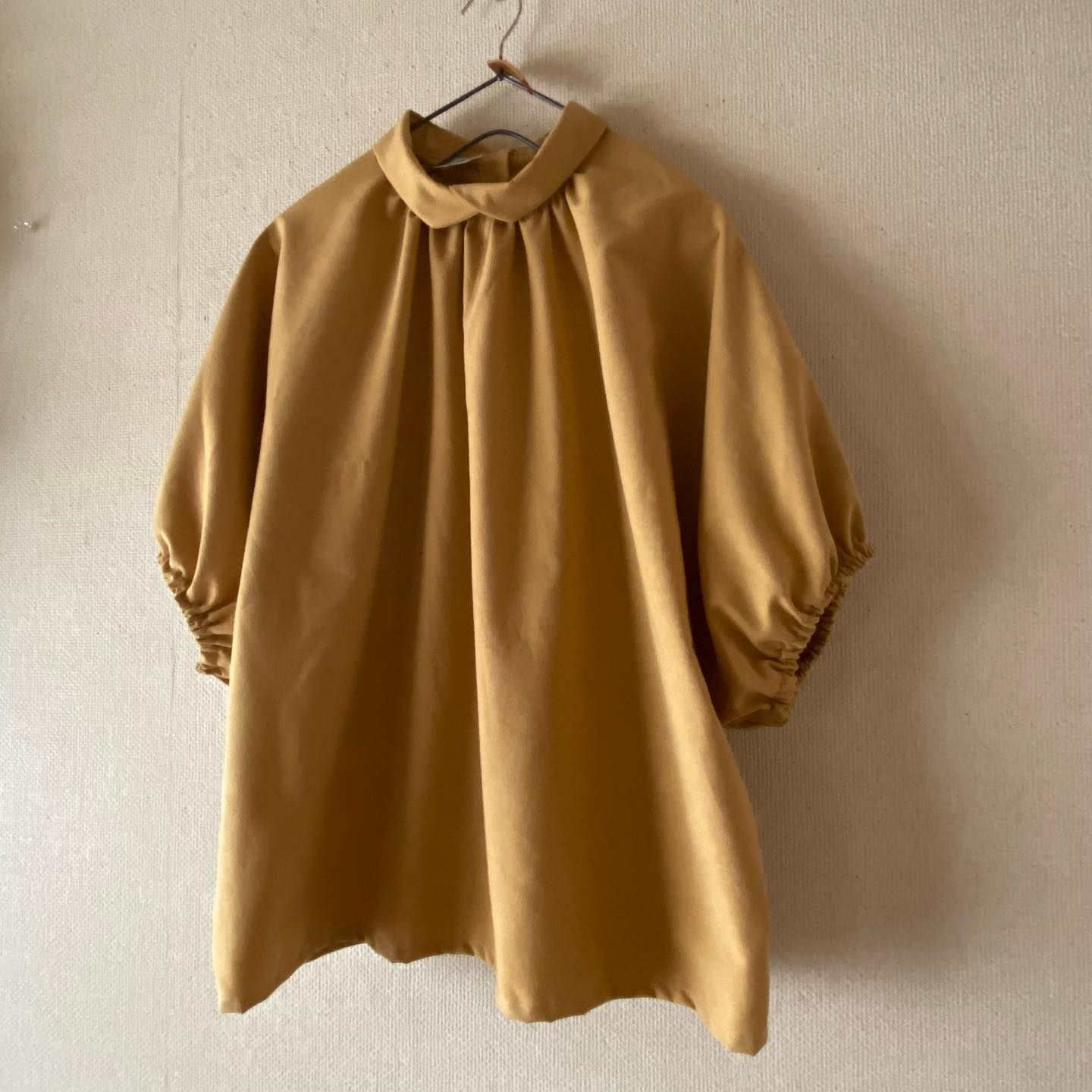 国産 コットン シーチング 大人シャツ Instagram作品例 CjB5UdOv-nY 2 3000-10#カラー_#10山吹