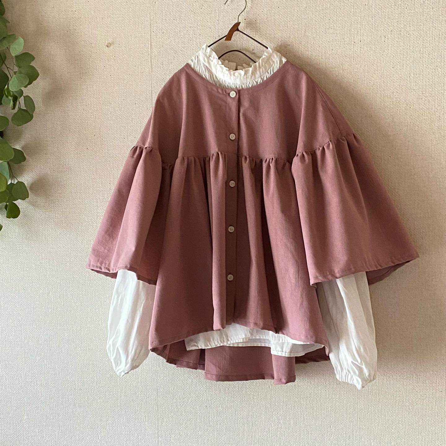 国産 コットン シーチング 大人ブラウス Instagram作品例 CjG8uw2v99q 2 3000-11#カラー_#11トキ浅葱