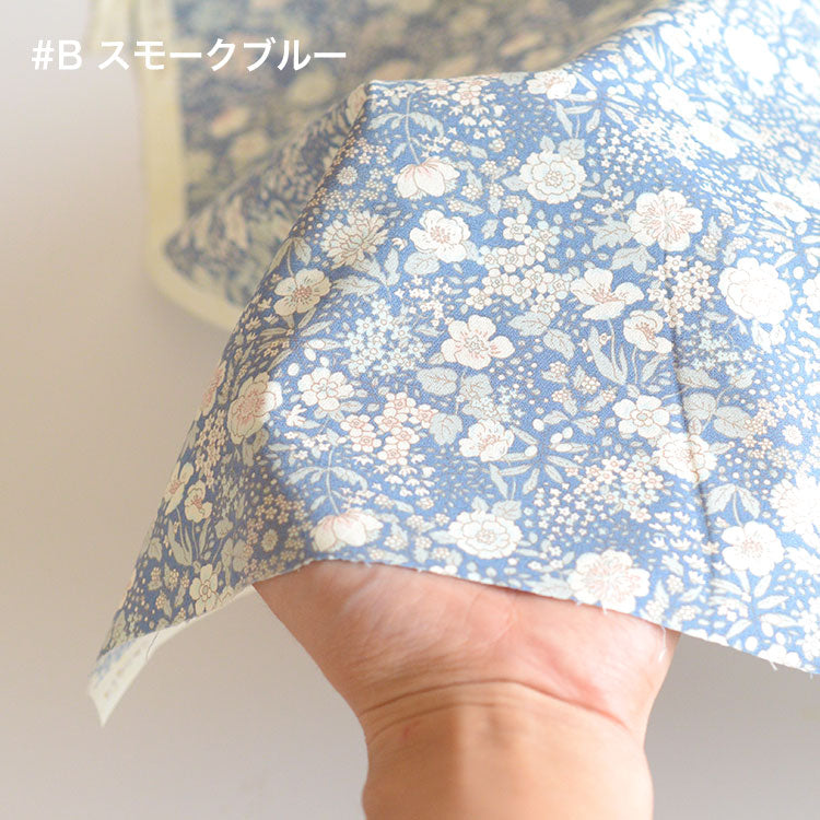 コットンブロード 花柄 3256 生地アップ