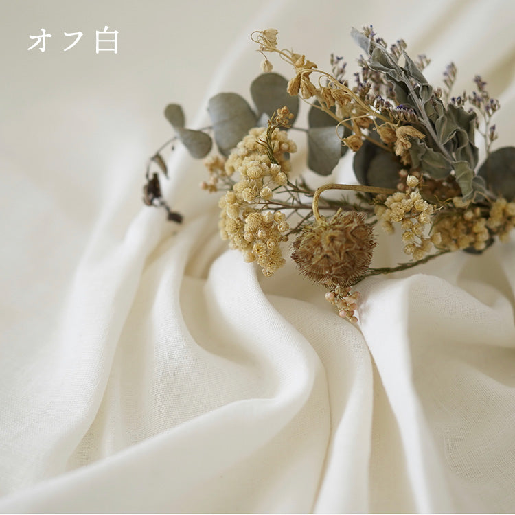 とろける 国産 綿麻 ダブルガーゼ