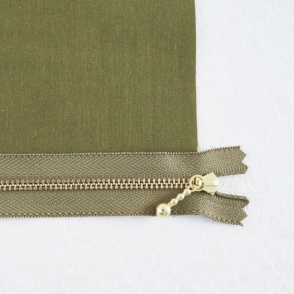 長さが選べる!玉付きファスナー ゴールド 12cm/20cm 全41色#サイズ_12cm