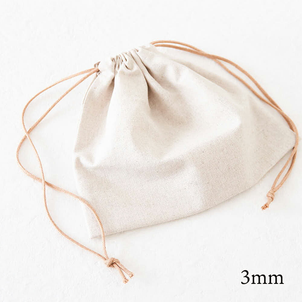 オーガニックコットン 3mm/5mm 丸紐 7color 1m単位