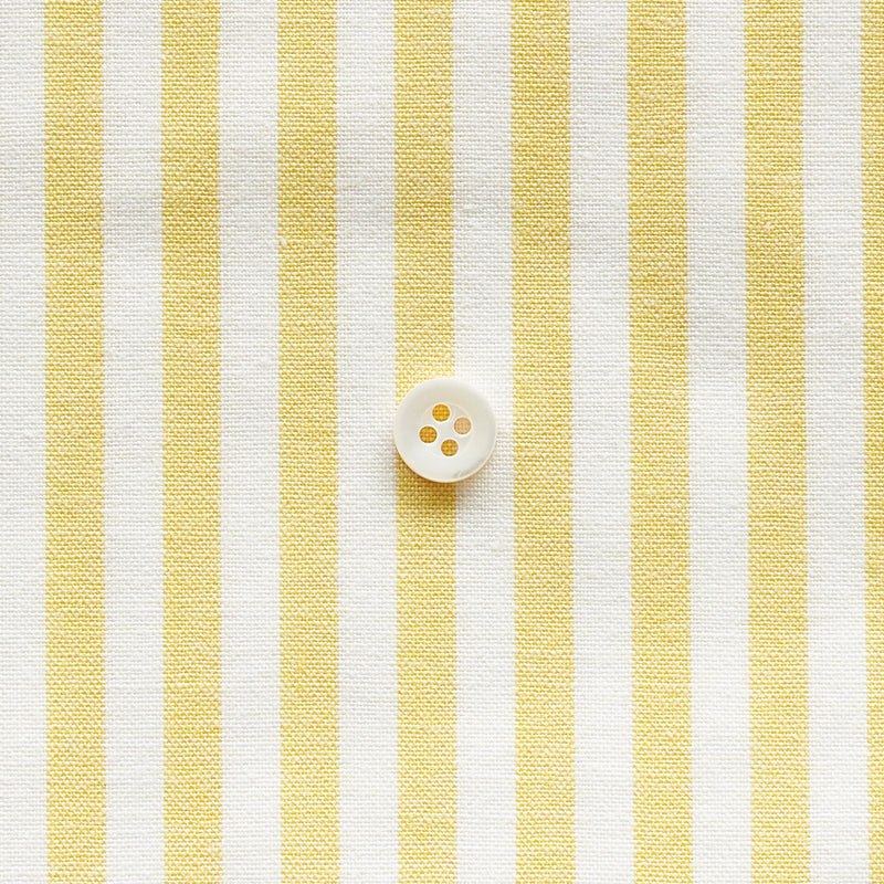 綿ポリダンガリー ストライプ#柄の大きさ_5mm#カラー_#104 イエロー