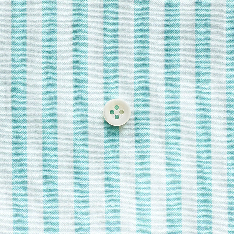 綿ポリダンガリー ストライプ#柄の大きさ_5mm#カラー_#105 ミントグリーン