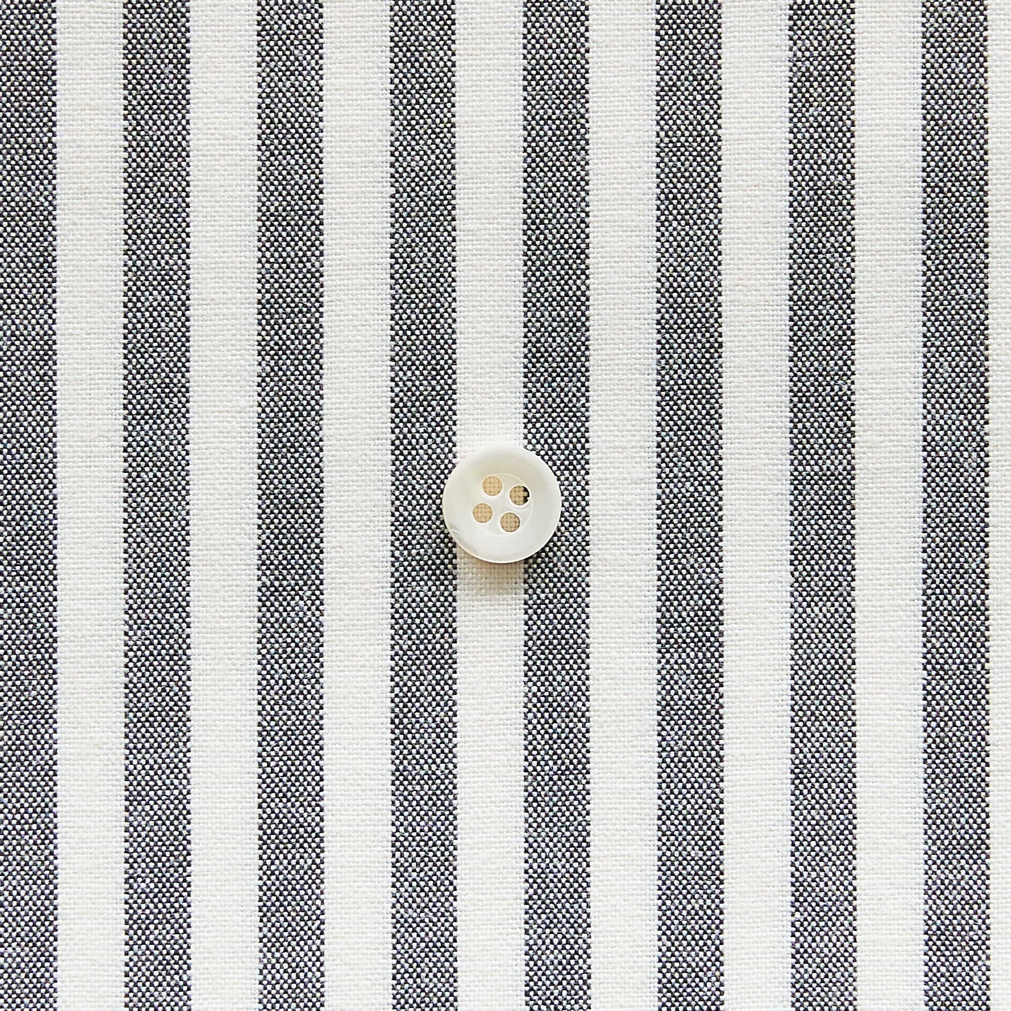 綿ポリダンガリー ストライプ#柄の大きさ_5mm#カラー_#120 ダークグレー