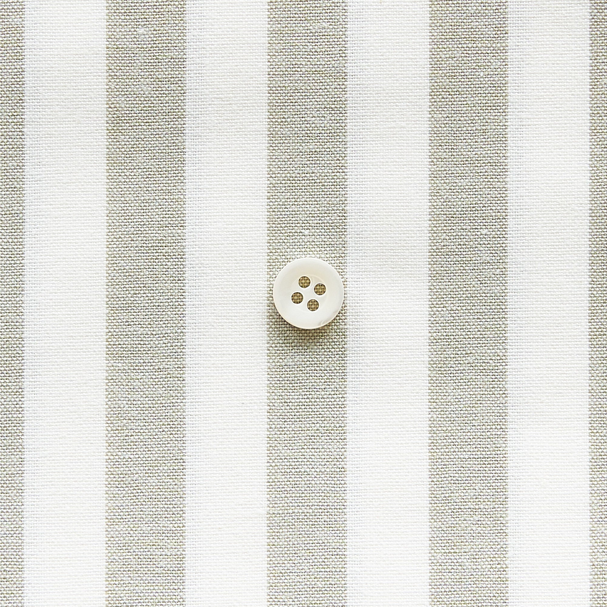 綿ポリダンガリー ストライプ#柄の大きさ_12mm#カラー_#115 モスグリーン