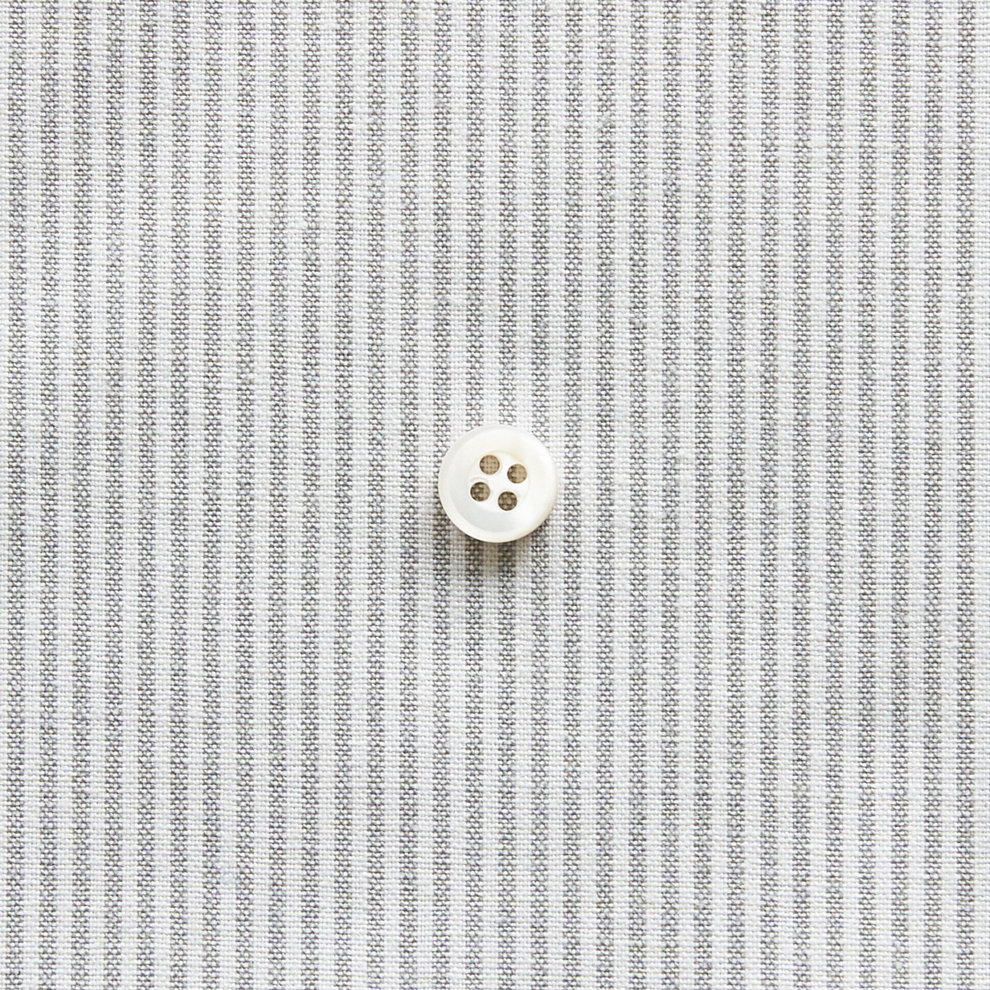 綿ポリダンガリー ストライプ#柄の大きさ_1.5mm#カラー_#108 グレー