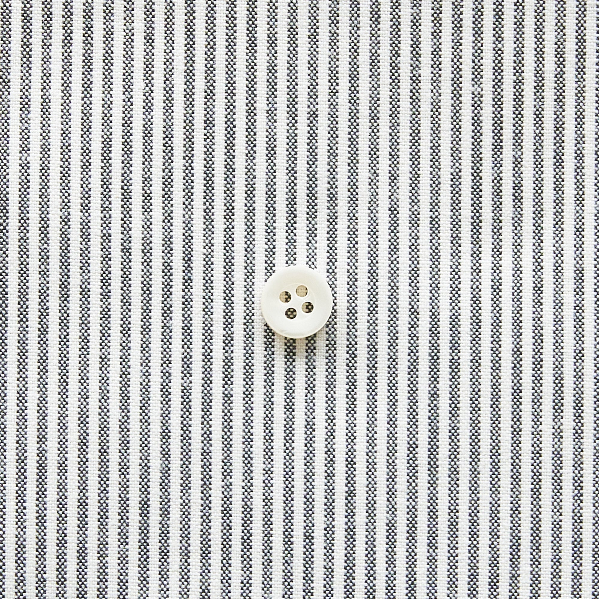 綿ポリダンガリー ストライプ#柄の大きさ_1.5mm#カラー_#120 ダークグレー