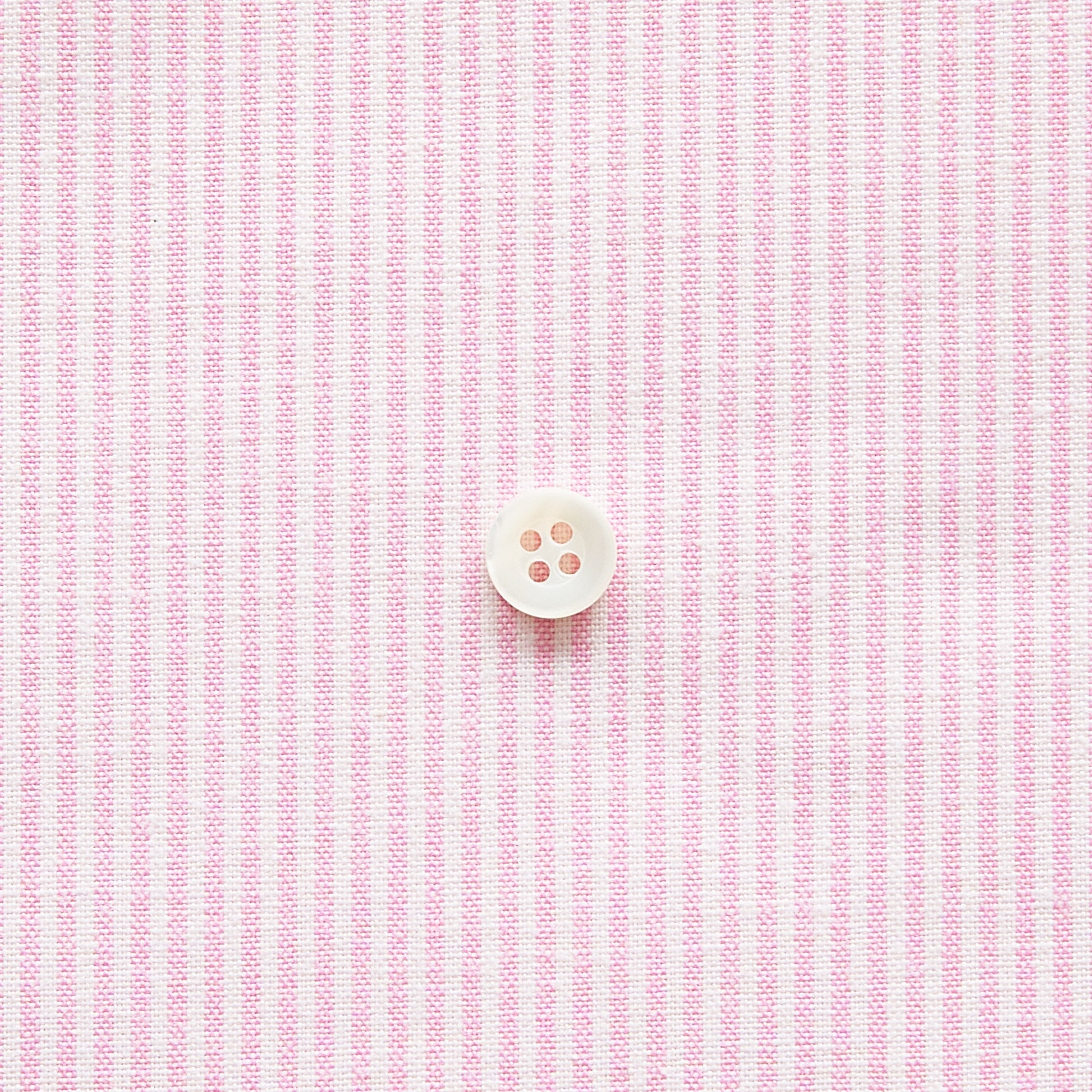 綿ポリダンガリー ストライプ#柄の大きさ_1.5mm#カラー_#122 コスモスピンク