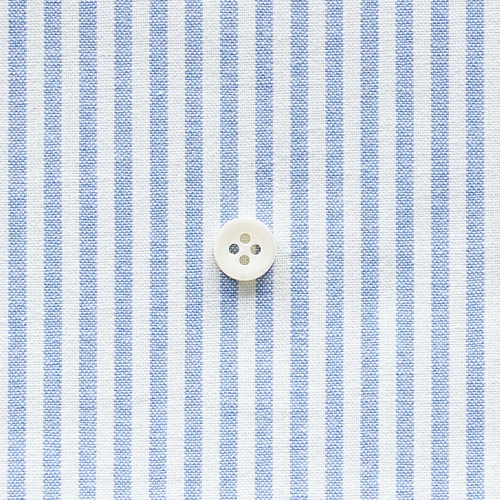 綿ポリダンガリー ストライプ#柄の大きさ_3mm#カラー_#106 マリンブルー