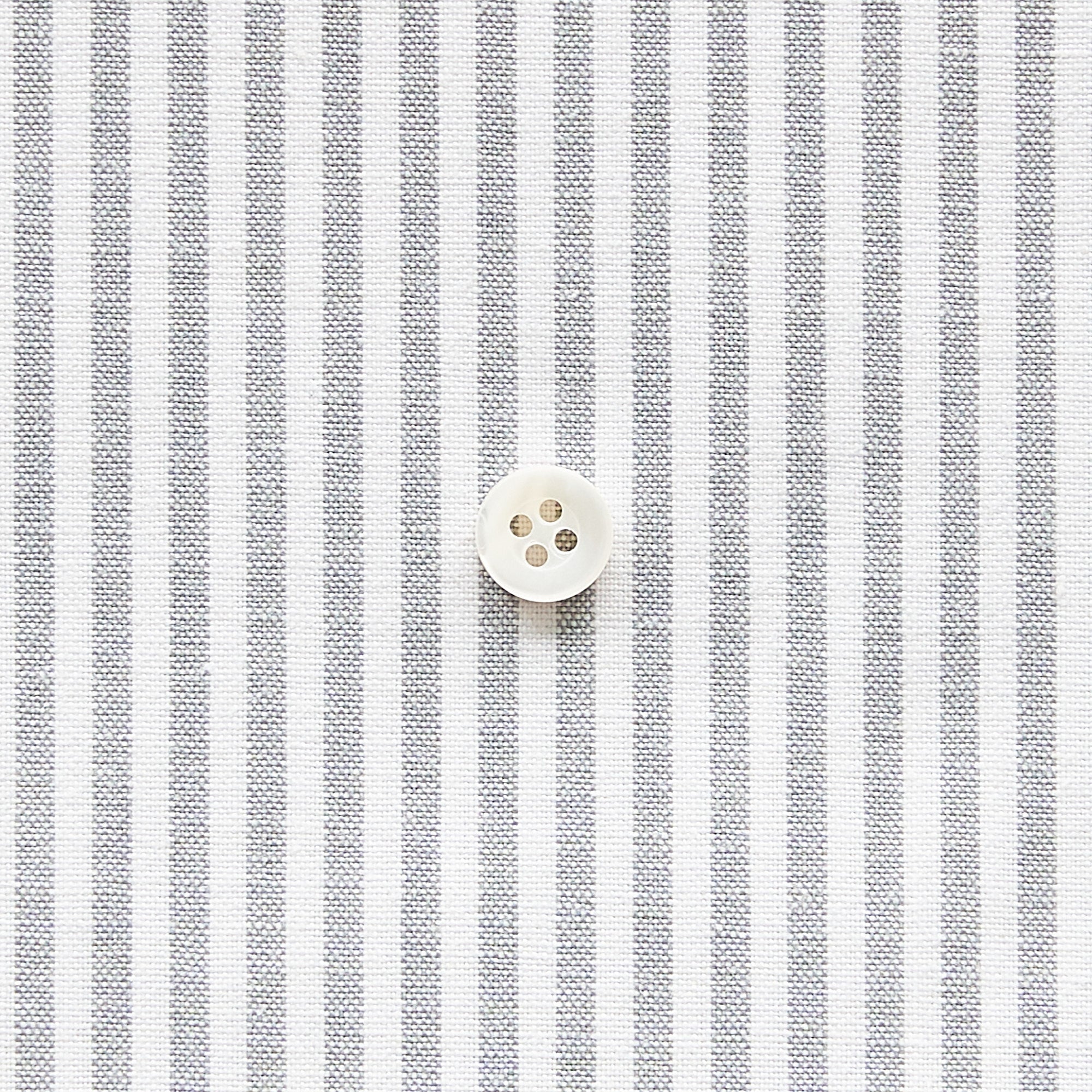 綿ポリダンガリー ストライプ#柄の大きさ_3mm#カラー_#108 グレー