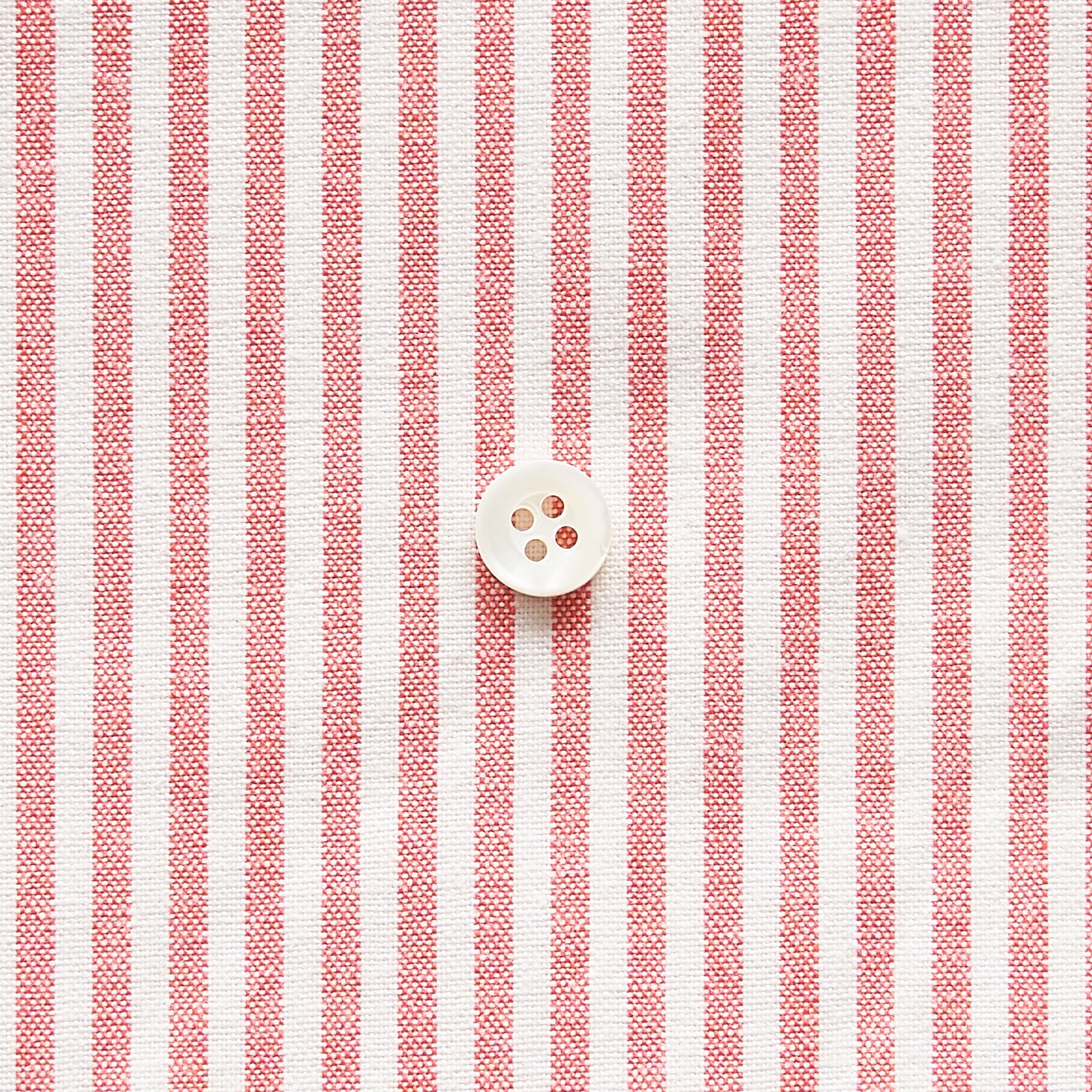 綿ポリダンガリー ストライプ#柄の大きさ_3mm#カラー_#117 トマトレッド