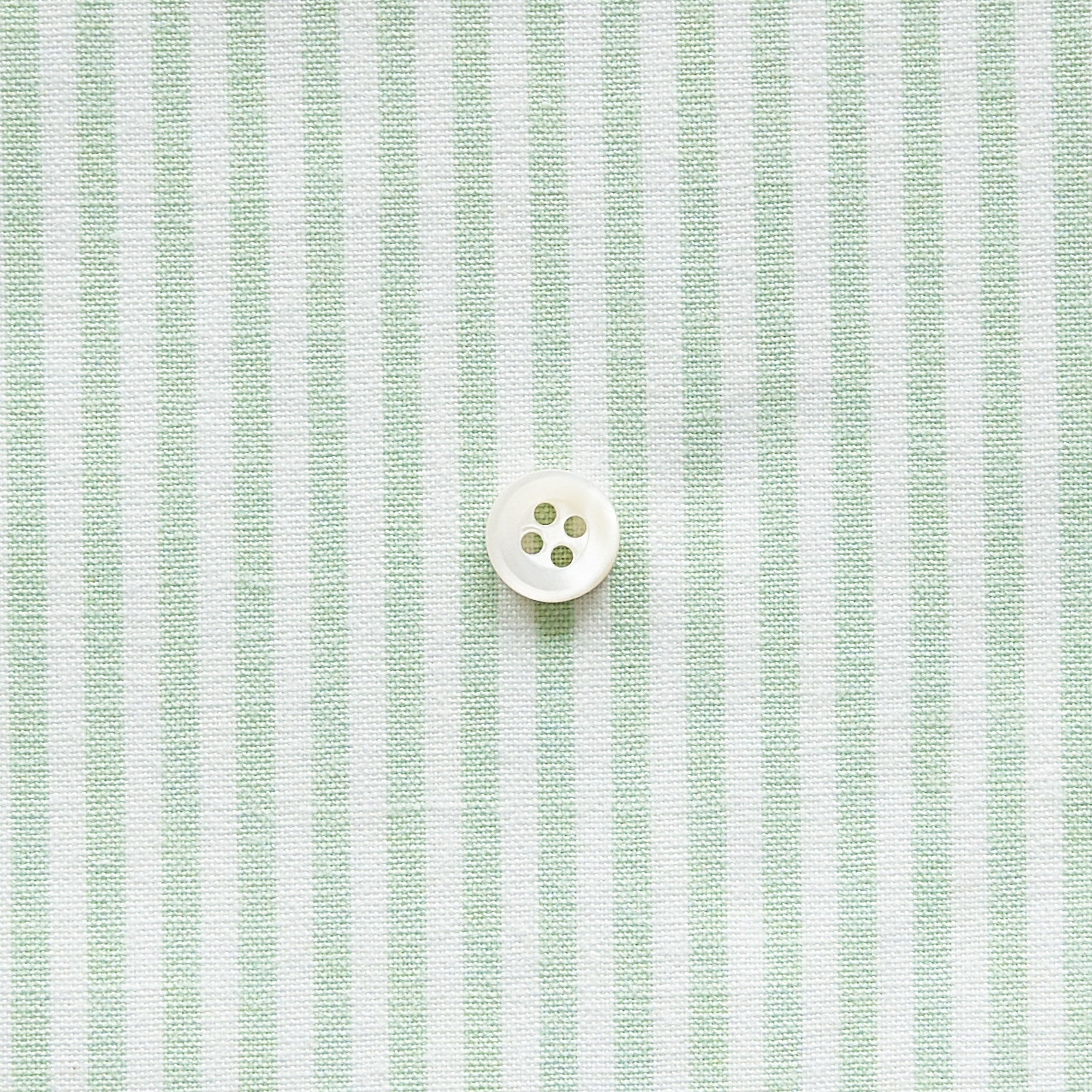 綿ポリダンガリー ストライプ#柄の大きさ_3mm#カラー_#126 スプリンググリーン