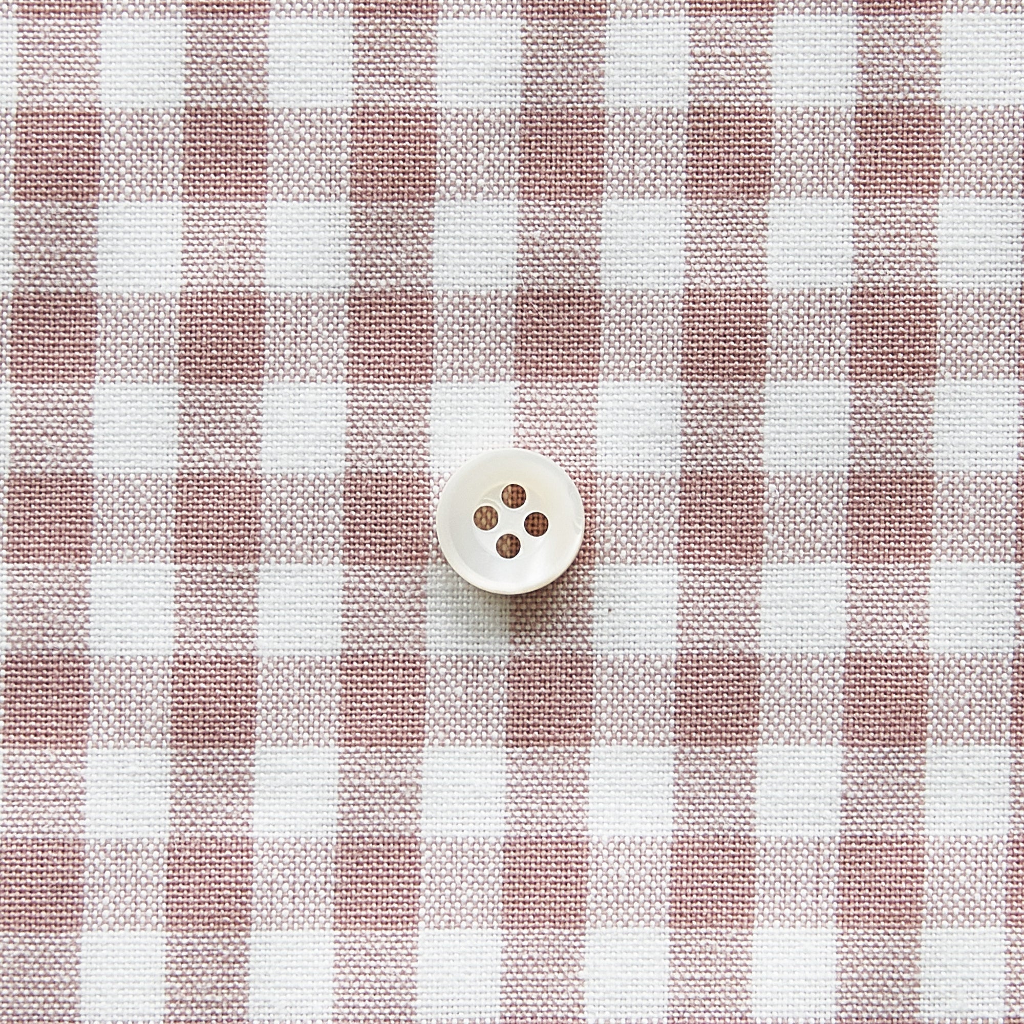 綿ポリダンガリー ギンガムチェック#柄の大きさ_5mm#カラー_#202 スモークピンク