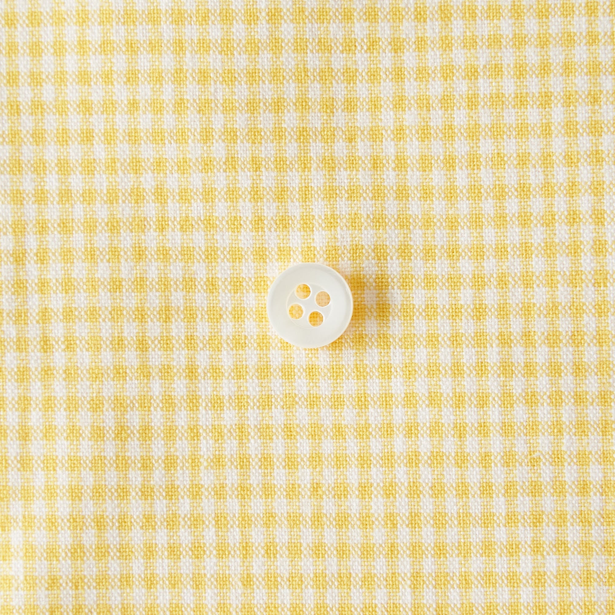 綿ポリダンガリー ギンガムチェック#柄の大きさ_1.5mm#カラー_#104 イエロー
