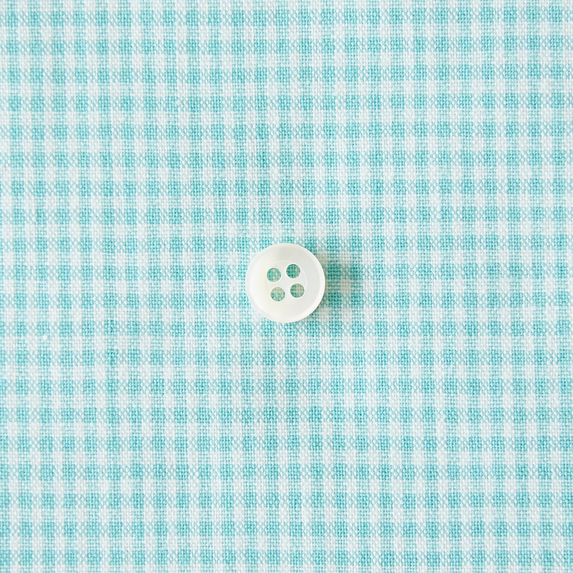 綿ポリダンガリー ギンガムチェック#柄の大きさ_1.5mm#カラー_#105 ミントグリーン