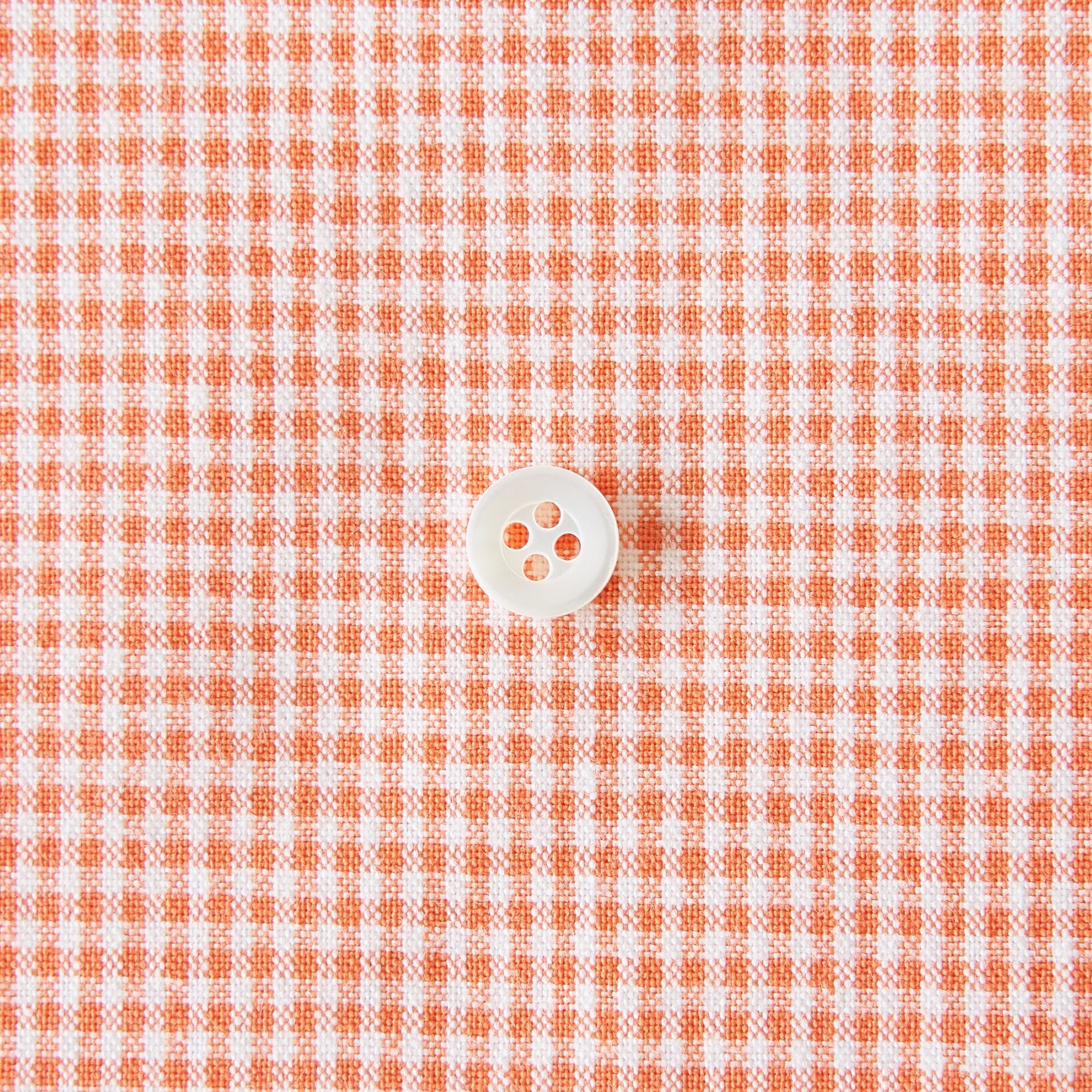 綿ポリダンガリー ギンガムチェック#柄の大きさ_1.5mm#カラー_#114 オレンジ
