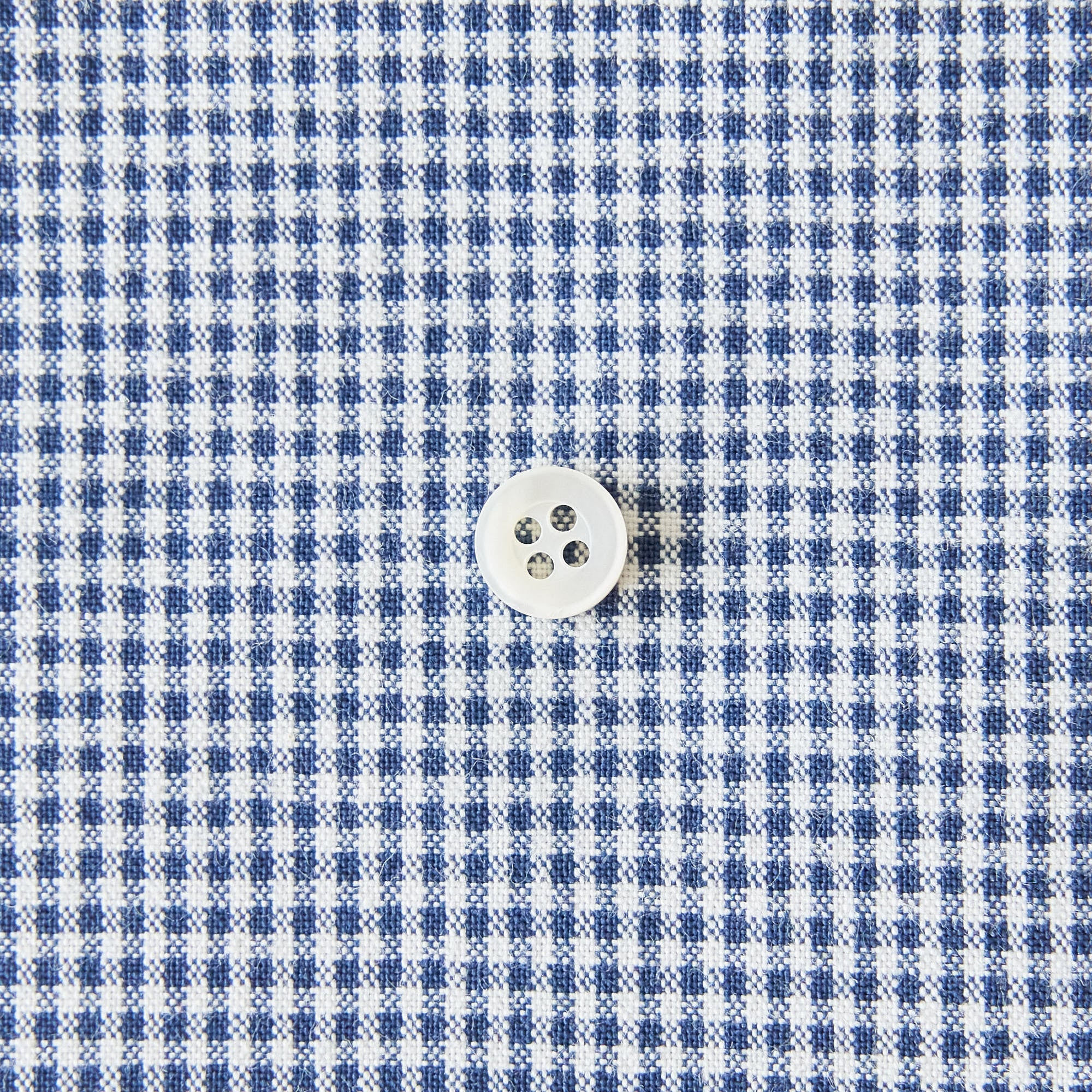 綿ポリダンガリー ギンガムチェック#柄の大きさ_1.5mm#カラー_#119 ネイビー