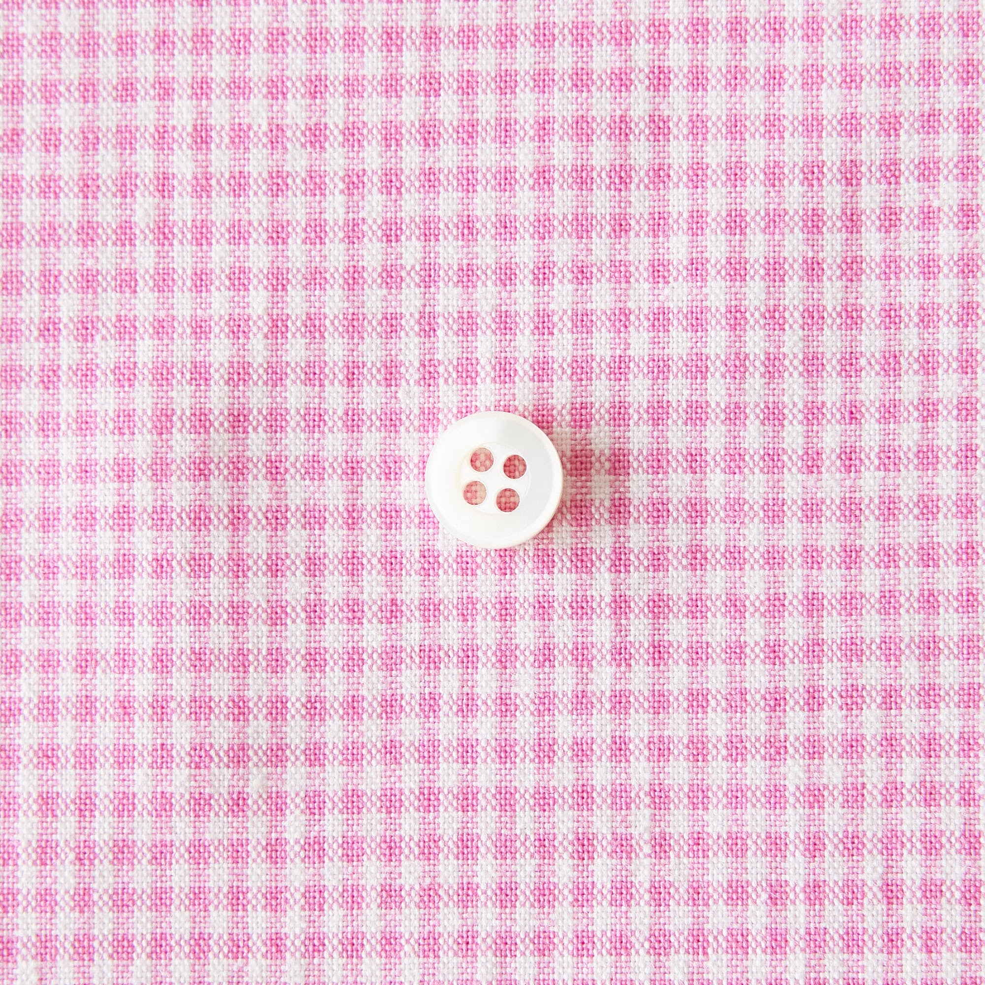 綿ポリダンガリー ギンガムチェック#柄の大きさ_1.5mm#カラー_#122 コスモスピンク