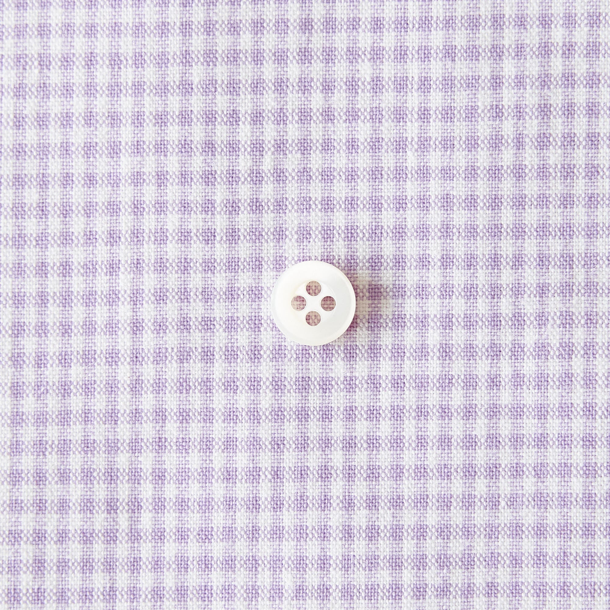 綿ポリダンガリー ギンガムチェック#柄の大きさ_1.5mm#カラー_#123 ペールラベンダー