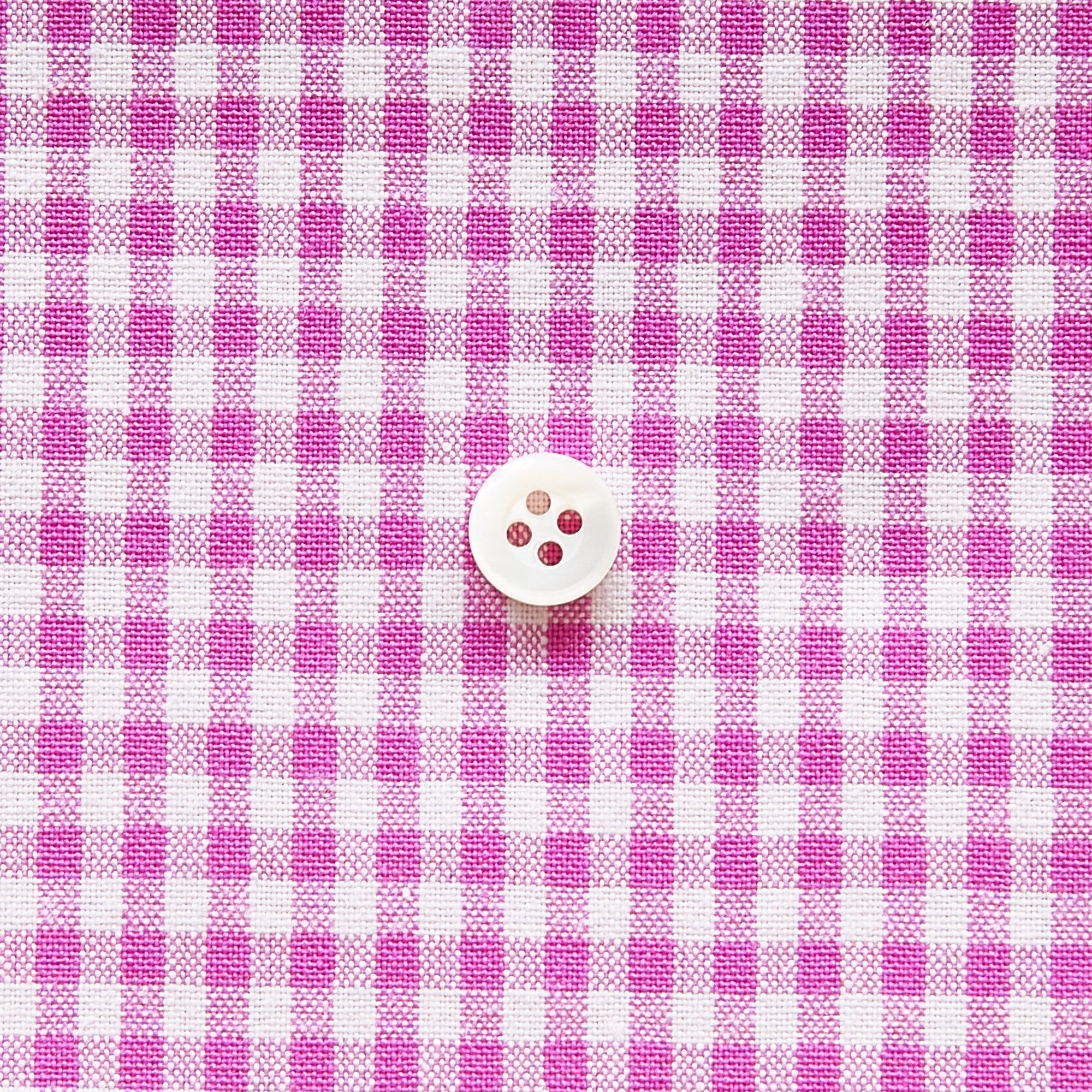 綿ポリダンガリー ギンガムチェック#柄の大きさ_3mm#カラー_#121 ラズベリー