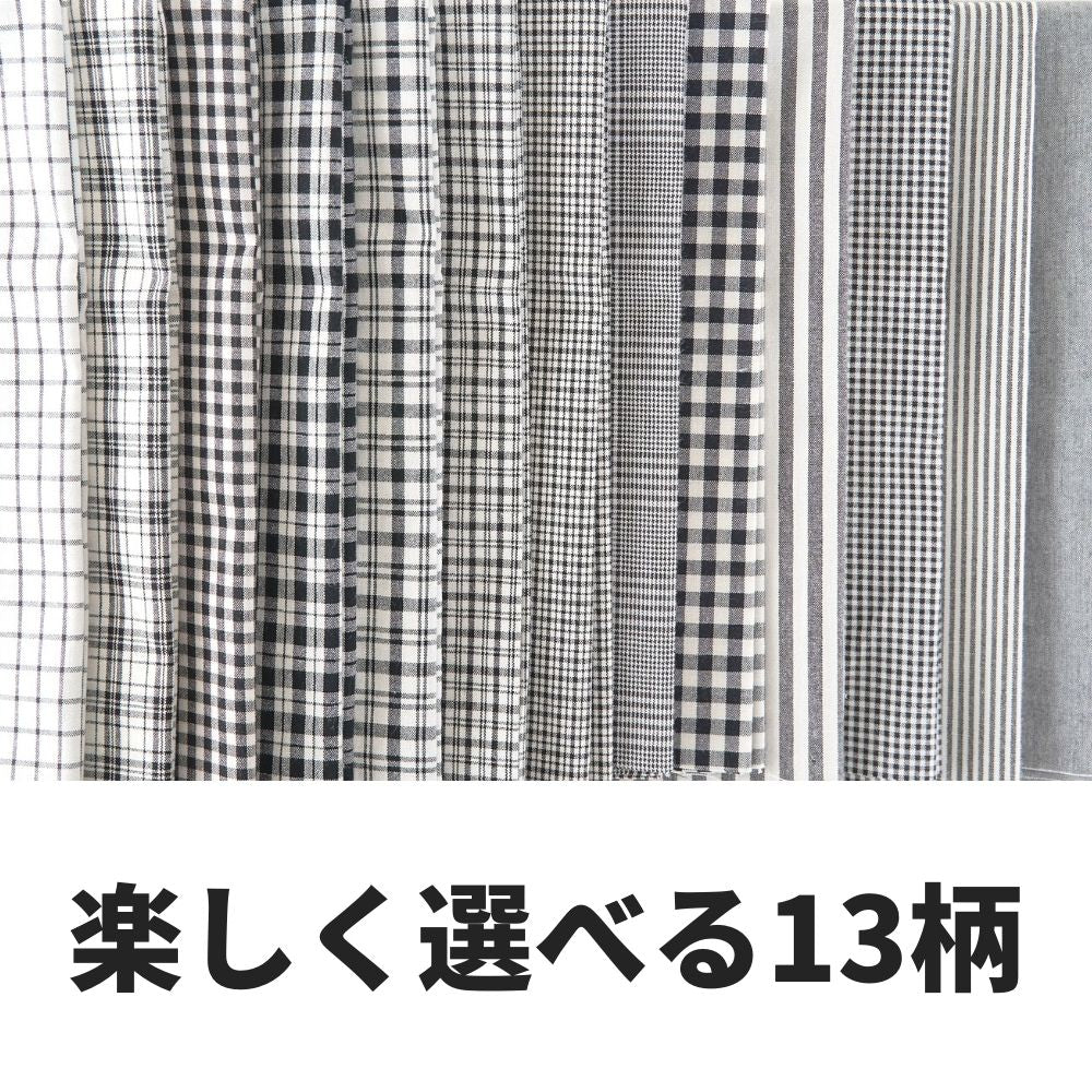 綿ポリダンガリー モノクロ 画像8