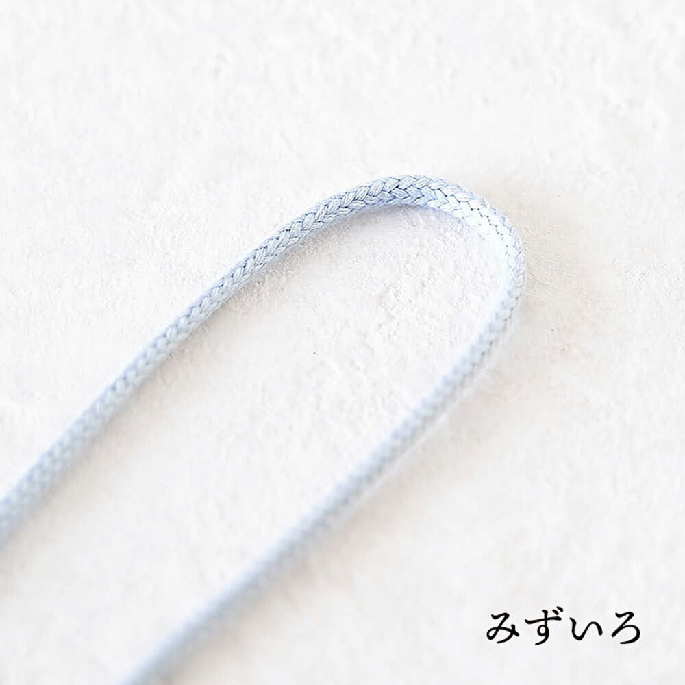 オーガニックコットン 3mm/5mm 丸紐 7color 1m単位 画像5