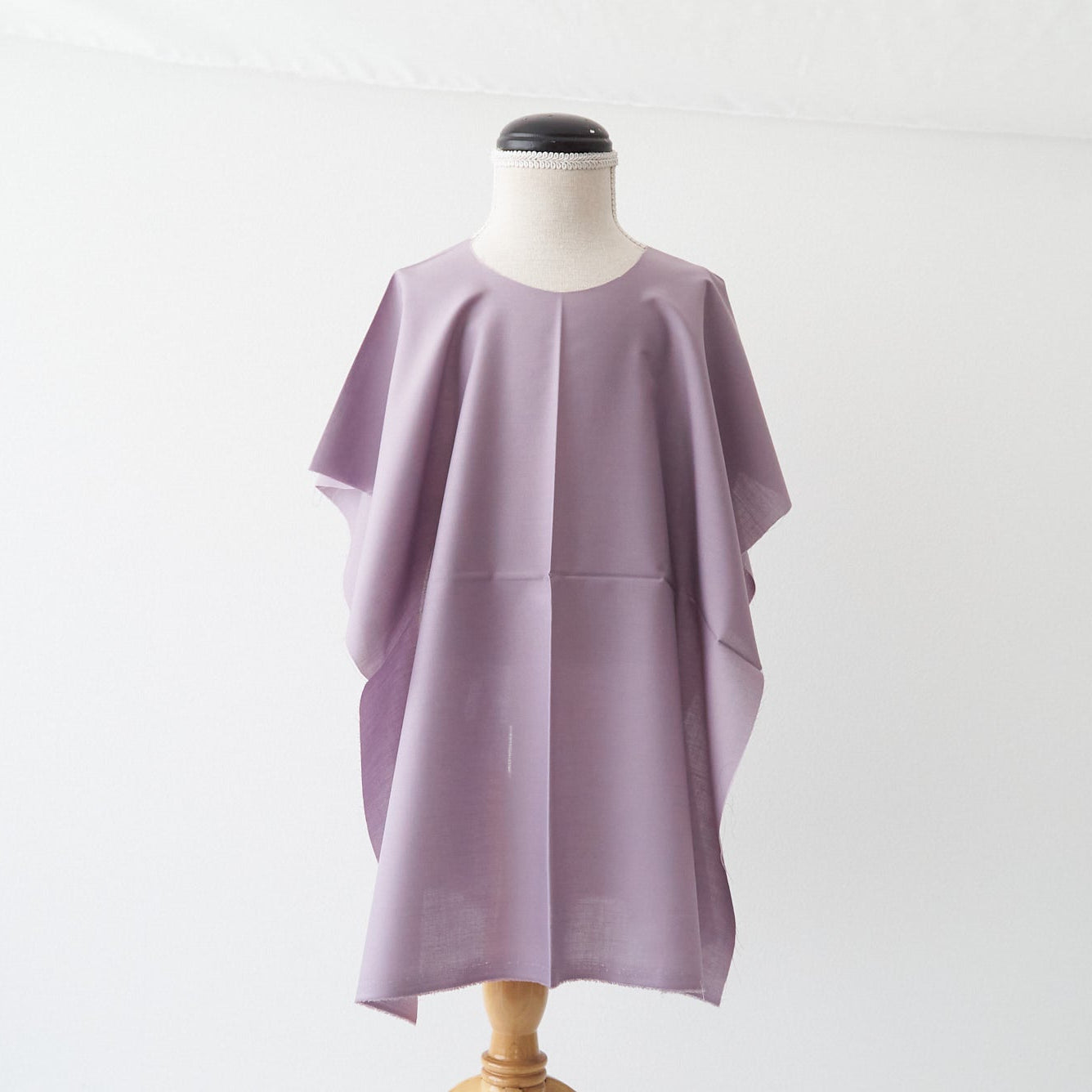 綿ポリ ハーフダンガリー#色_オールドモーブ