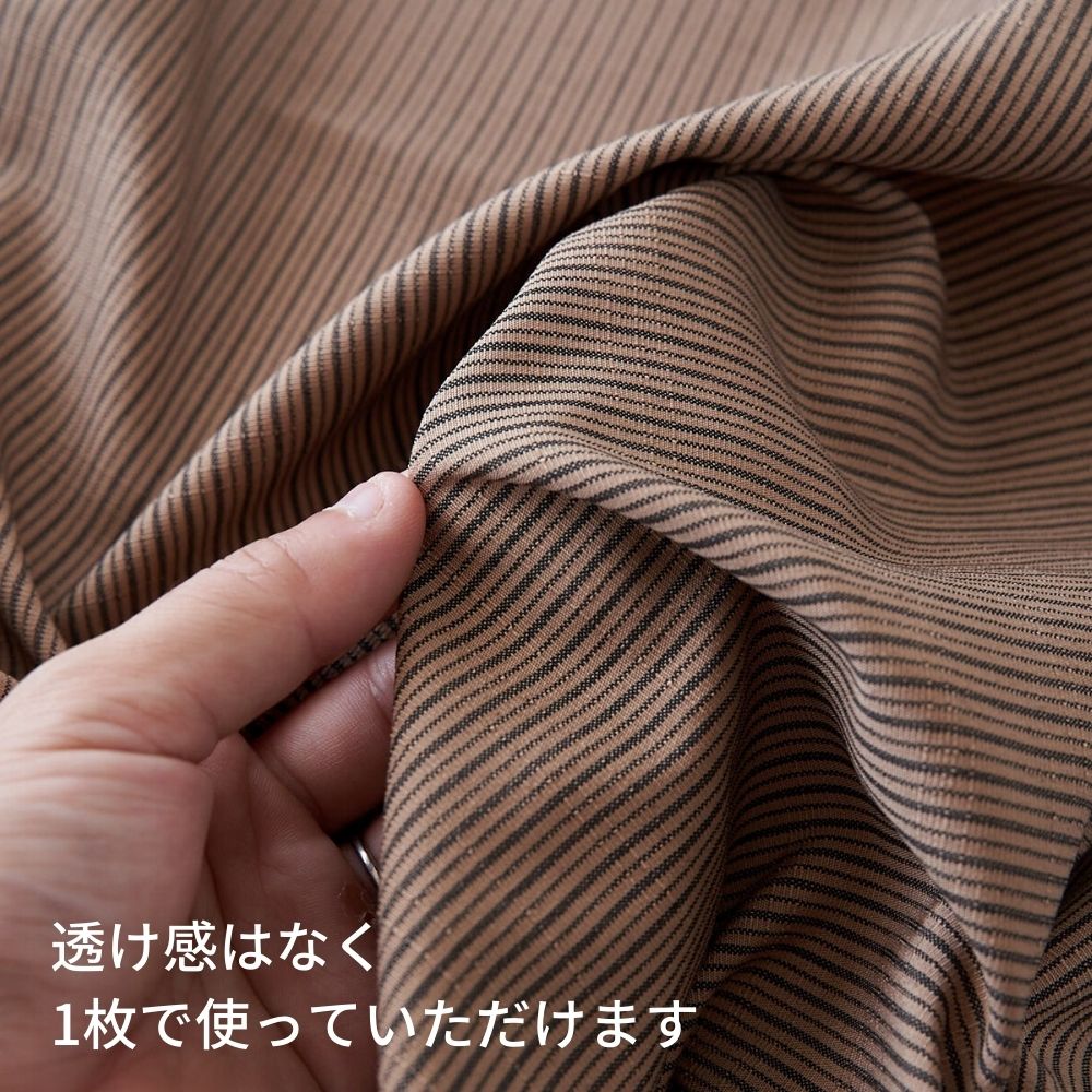 ポリエステル 紬ストライプ 画像8