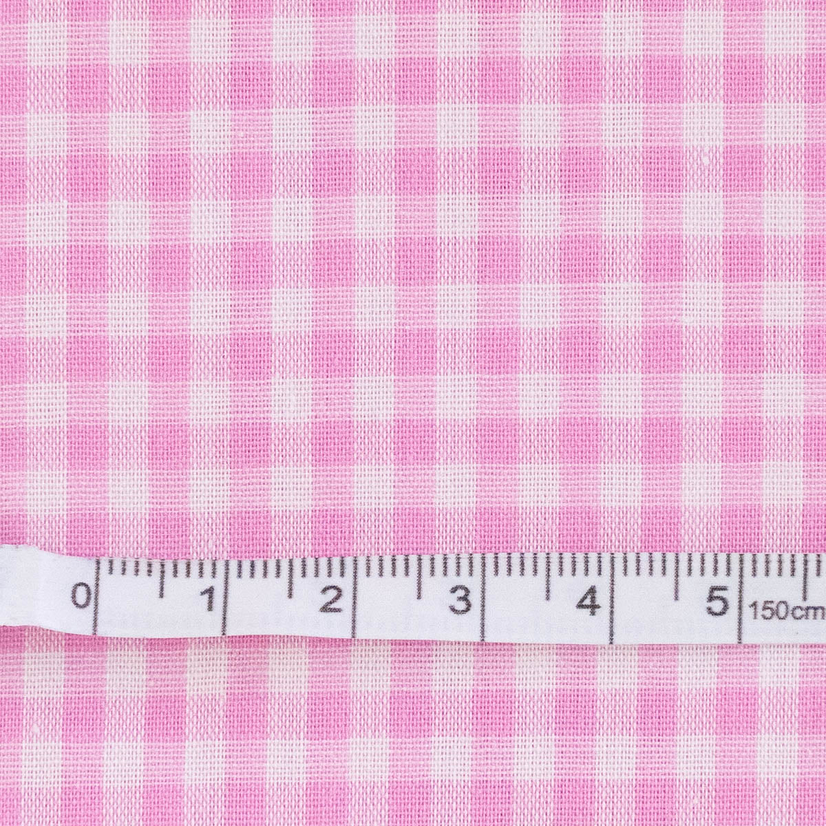 綿ポリ 3mm ギンガムチェック#色_ピンク