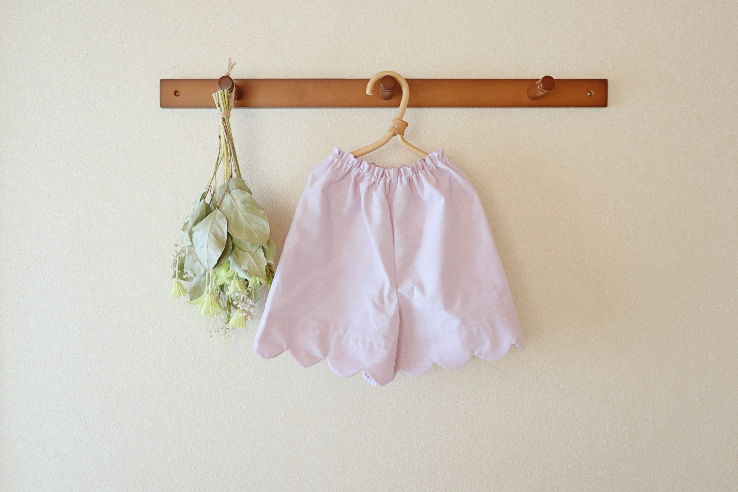 ハンドメイド初心者さん向け！かわいいスカラップショートパンツの作り方[女の子服]