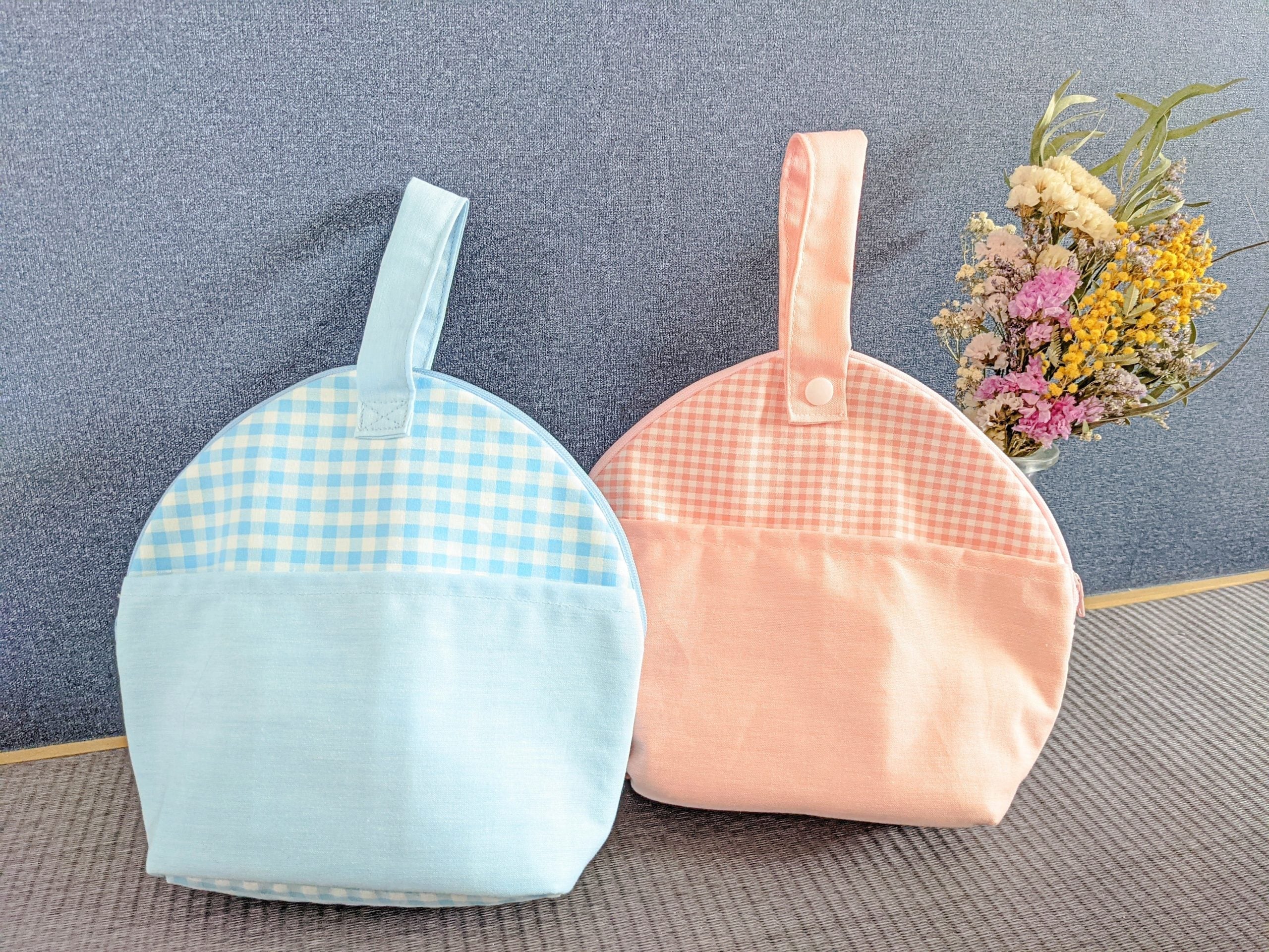 保冷ポーチ_完成品Ιハンドメイド初心者のための洋裁メディア縫いナビΙ丸石織物