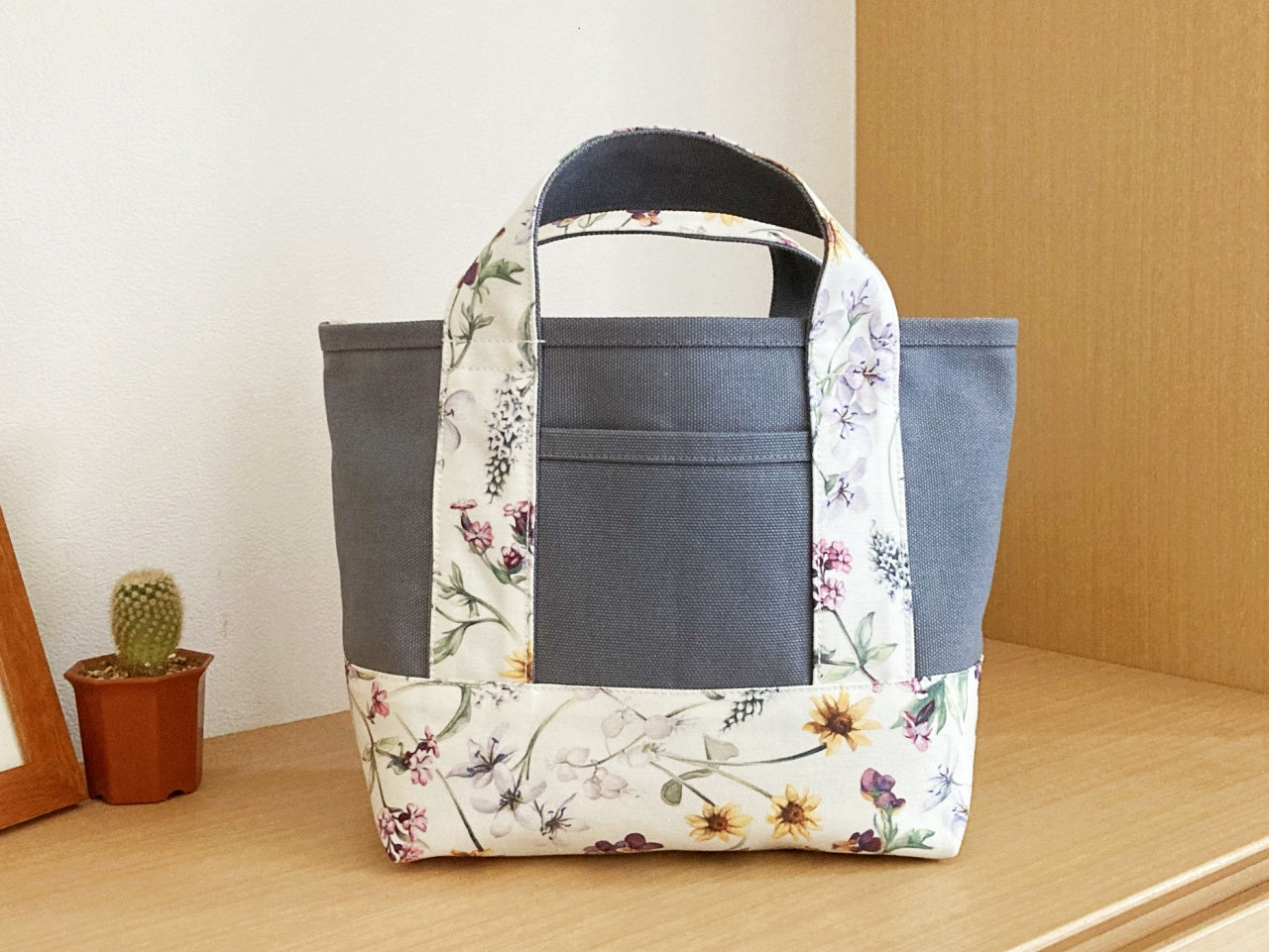 柔らか帆布で縫いやすい！簡単キャンバストートバッグの作り方[手作りトートバッグ]