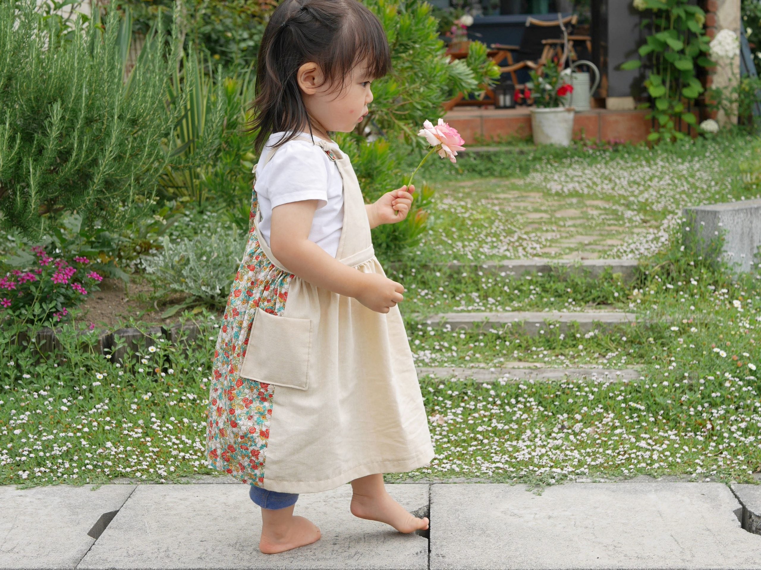 親子エプロンの生地比較｜袋縫いで洗濯に強く簡単きれいに仕上げるコツ