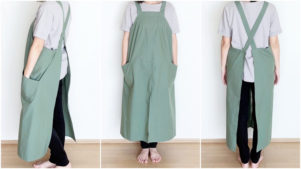 フレンチダーツエプロンの作り方