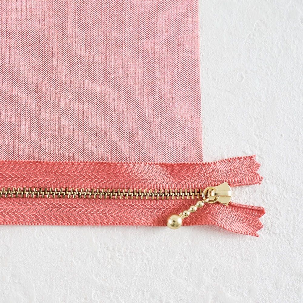 長さが選べる！玉付きファスナー ゴールド 12cm/20cm 全41色#サイズ_12cm