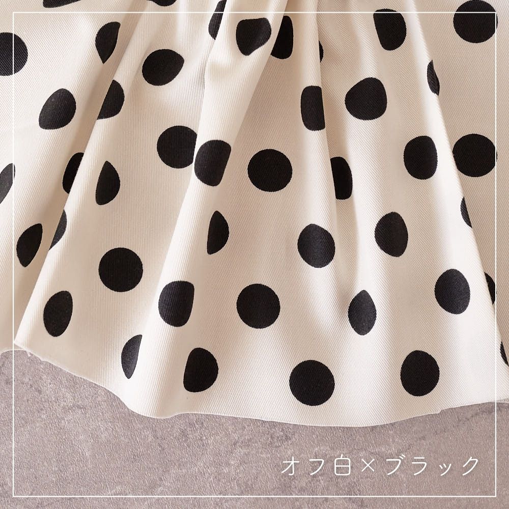 コットン ツイル ドット サイズ比較