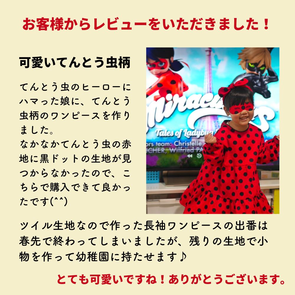 コットン ツイル ドット 作品例2
