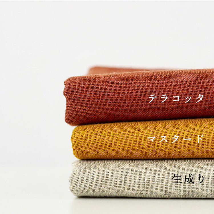 とろける 国産 綿麻 ダブルガーゼ