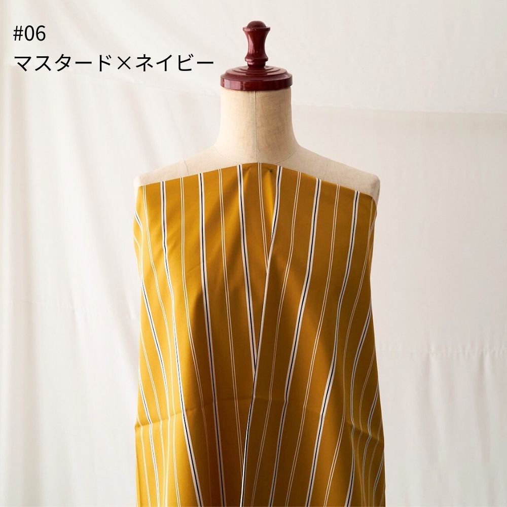 コットンサテンストライプ 3558