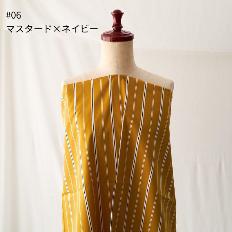 コットンサテンストライプ 3558
