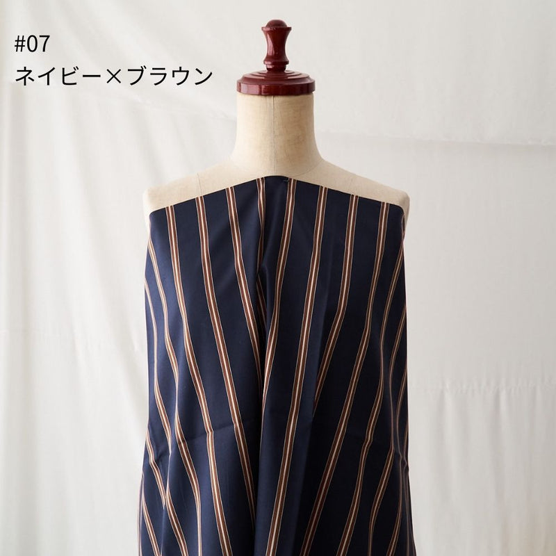 コットンサテンストライプ 3558