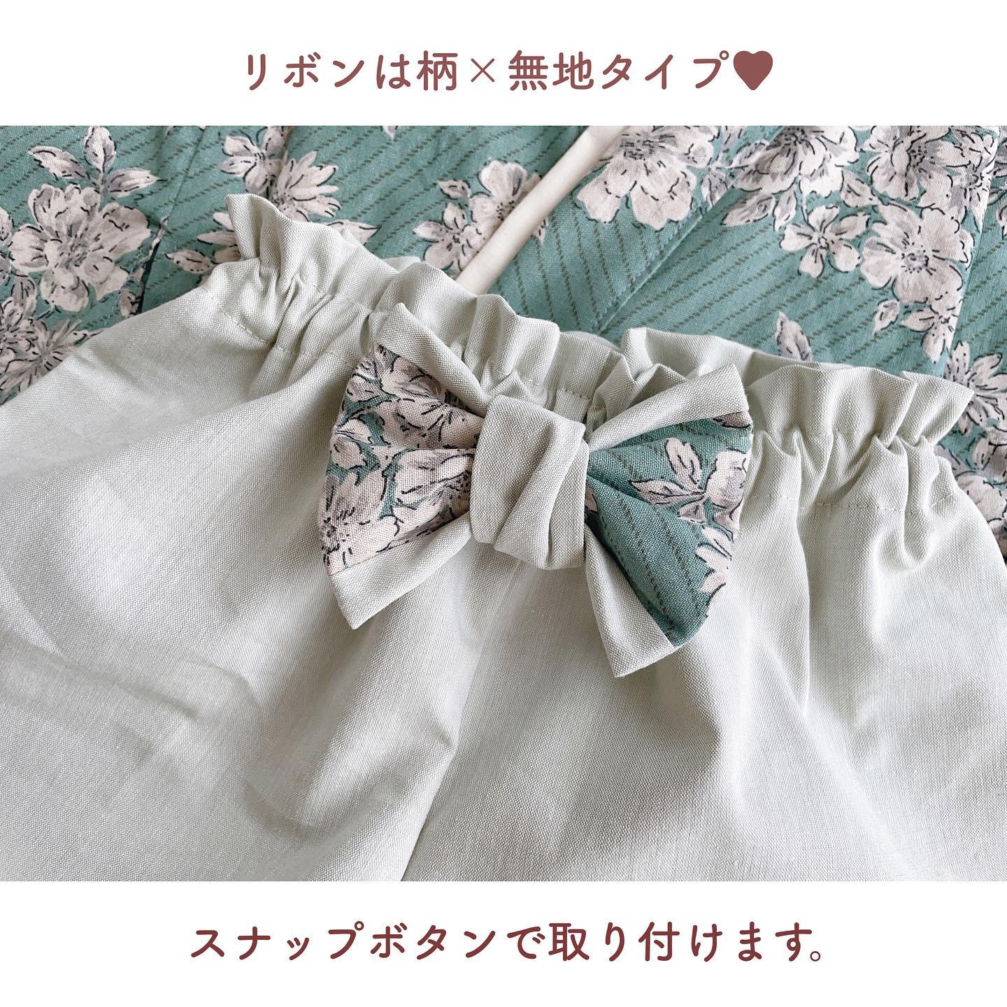綿ポリダンガリー 無地 ベビー袴 Instagram作品例 CvL1lxRhZnj 4 4500-115#カラー_#115　モスグリーン