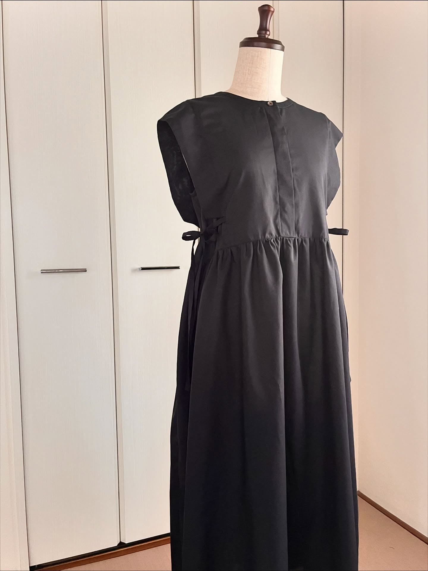 綿ポリダンガリー 無地 Instagram作品例 DOuPNRjE3kX#カラー_#220　ミッドナイト